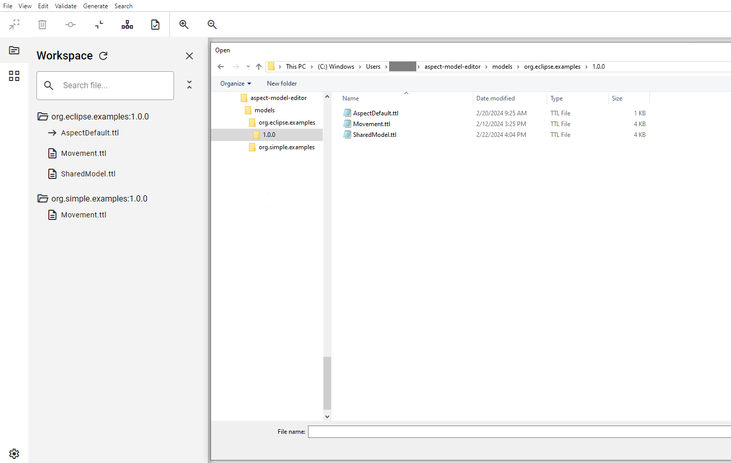 namespace file structure