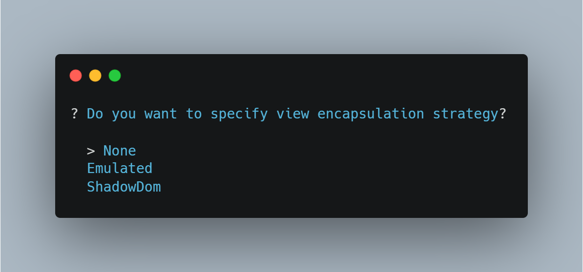 view encapsulation prompt